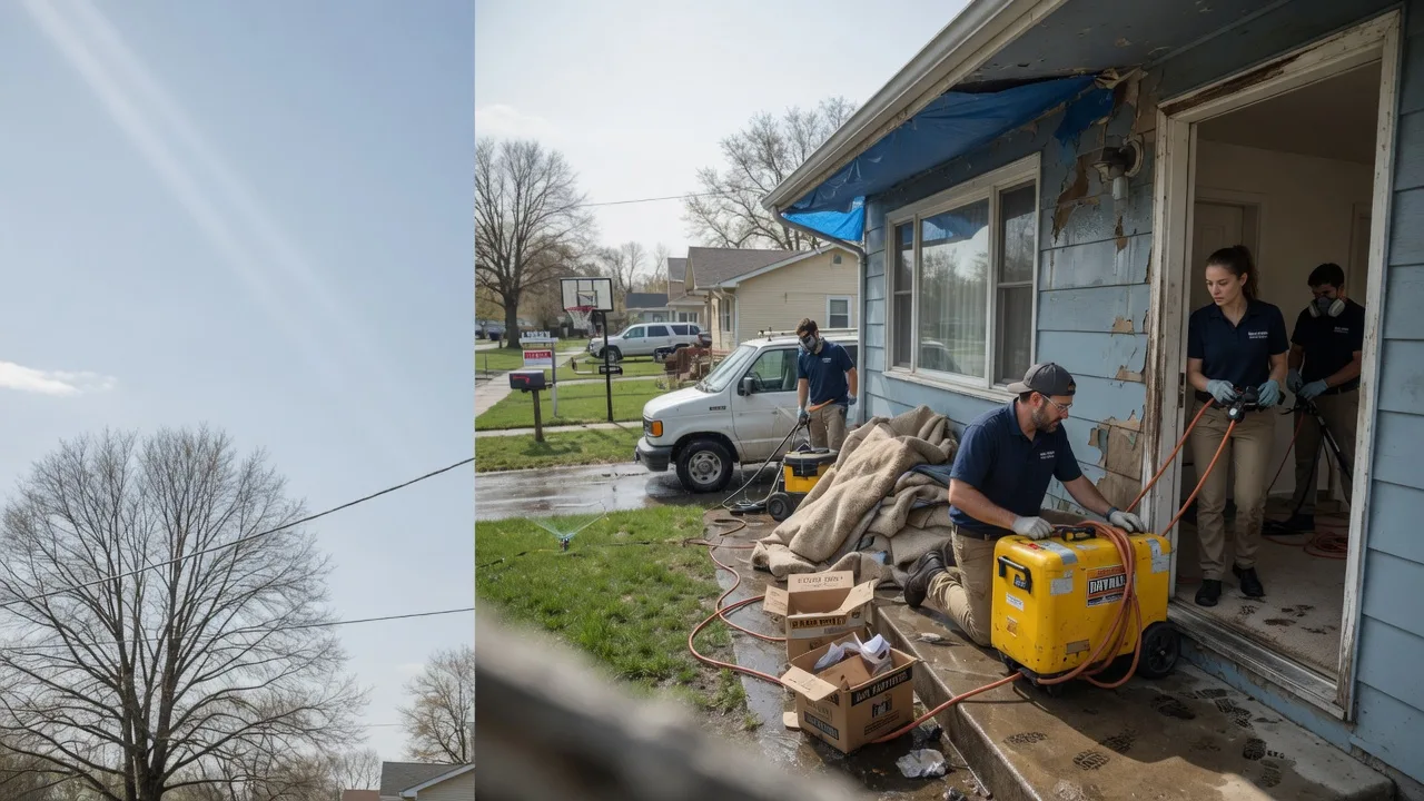 Basement Flood Cleanup in Wanette, OK near me